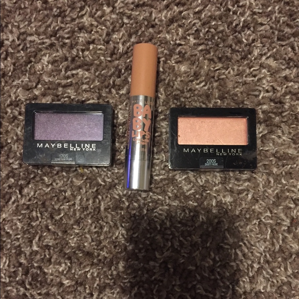 Maybelline Lipstick and Eyeshadow